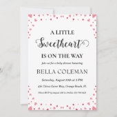 Invitation un peu d'amour est en chemin baby shower (Devant)