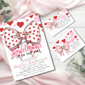 Invitation Un peu d'amour est sur le chemin baby shower