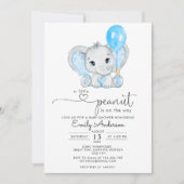 Invitation Un Peu D'Arachide Est Sur Le Chemin Du Baby shower (Devant)