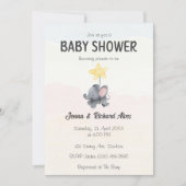 Invitation Un Peu D'Arachide Se Trouve Sur Le Chemin Du Baby (Devant)