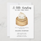 Invitation Un peu de bousculade sur le chemin du baby shower (Devant)