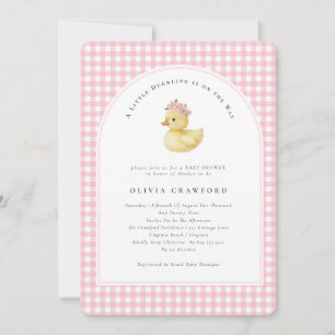 Invitation Un peu de canard est sur le chemin Baby shower de