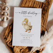 Invitation Un Peu De Canard Se Trouve Sur Le Chemin Du Baby s