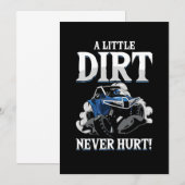 Invitation Un Peu De Chemin N'A Jamais Blessé ATV Quad Racing (Devant / Derrière)