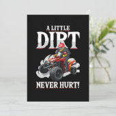 Invitation Un Peu De Chemin N'A Jamais Blessé Quad Racing ATV (Debout devant)