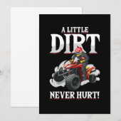 Invitation Un Peu De Chemin N'A Jamais Blessé Quad Racing ATV (Devant / Derrière)