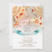 Invitation Un peu de Citrouille est sur le chemin Baby shower (Devant)