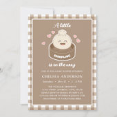 Invitation Un peu de dumping est sur le chemin Baby shower (Devant)