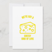 Invitation Un peu de fromage, un drôle de jeu de fromage (Devant)