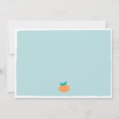 Invitation Un peu de gourmandise est en chemin baby shower (Dos)