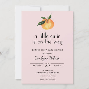 Invitation Un peu de gourmandise est en chemin Baby shower