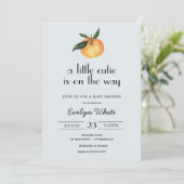 Invitation Un peu de gourmandise est en chemin Baby shower (Debout devant)