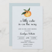 Invitation Un peu de gourmandise est en chemin Baby shower (Devant / Derrière)