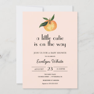Invitation Un peu de gourmandise est en chemin Baby shower
