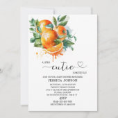 Invitation Un peu de gourmandise est en chemin baby shower (Devant)