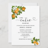 Invitation Un peu de gourmandise est en chemin baby shower (Devant)