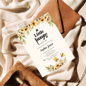 Invitation Un peu de miel est en chemin baby shower