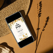 Invitation Un peu de miel est en chemin baby shower