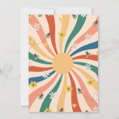 Invitation Un Peu De Miel Est Sur Le Chemin Baby shower (Dos)