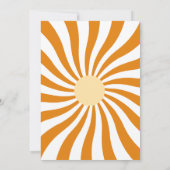 Invitation Un Peu De Miel Est Sur Le Chemin Baby shower (Dos)