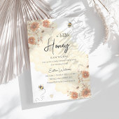 Invitation Un Peu De Miel Est Sur Le Chemin Du Baby shower Bo