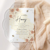 Invitation Un Peu De Miel Est Sur Le Chemin Du Baby shower Bo