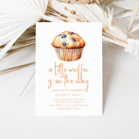 Un Peu De Muffin Est En Chemin Baby shower Invitat