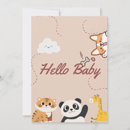 Invitation Un peu de pincement commence (Dos)