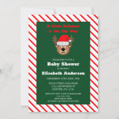 Invitation Un Peu De Rindeer Est En Chemin Baby shower (Devant)