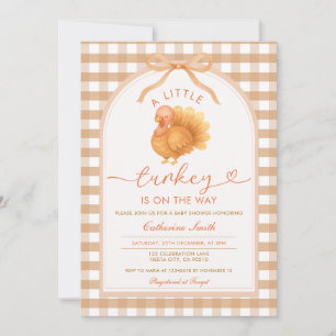 Invitation Un peu de Turquie est en route Baby shower En vich