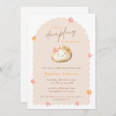 Invitation Un peu dérapant sur le chemin mignon bébé fille do (Devant / Derrière)