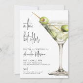 Invitation Un peu plus âgé Martini Fête d'anniversaire (Devant)