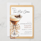 Invitation Un peu plus âgée Café pour 30 ans (Devant)
