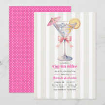 Un peu plus âgée Fête d'anniversaire Martini Rose