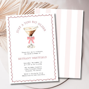 Invitation Un peu plus vieux Espresso Martini 30e anniversair