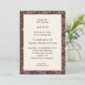 Invitation Un peu sauvage (marron) 5x7 (Debout devant)