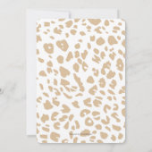 Invitation Un Peu Sauvage, Safari Animaux Bébé Garçon Douche (Dos)