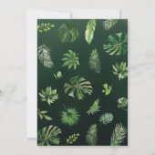 Invitation Un peu sauvage se trouve en chemin baby shower (Dos)