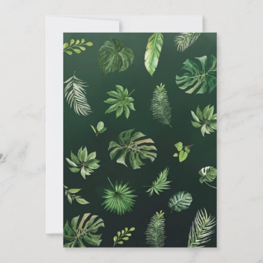 Invitation Un peu sauvage se trouve en chemin baby shower (Dos)