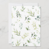 Invitation Un peu sauvage sur le chemin Baby shower (Dos)