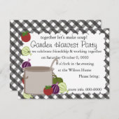 Invitation Un Pot De Soupe (Devant / Derrière)