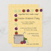 Invitation Un Pot De Soupe (Devant / Derrière)