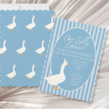 Un premier anniversaire d'une oie sotte