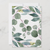 Invitation Un premier anniversaire sauvage Animaux de la jung (Dos)