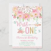 Invitation Un premier anniversaire sauvage de Dream Catcher F (Devant)