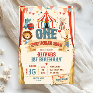Invitation Un Premier Anniversaire Spectaculaire