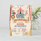 Invitation Un Premier Anniversaire Spectaculaire (Debout devant)