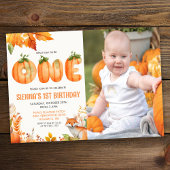 Invitation Un premier Citrouille d'anniversaire