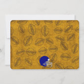 Invitation Un quart de retour sur son chemin Baby shower Invi (Dos)