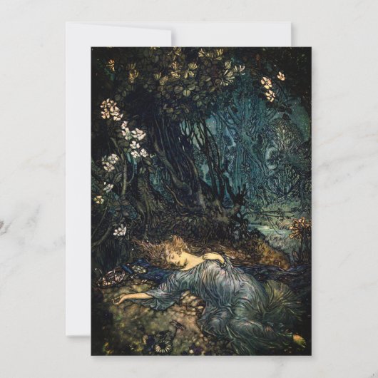 Invitation Un rêve de nuit d'été (Devant)